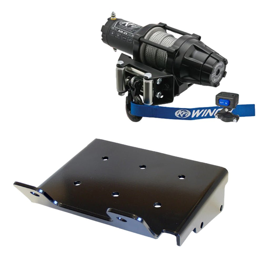 KFI Winch & Winch Mount Kit fits 2002 - 2007 Suzuki Eiger 400 & Vinson 500 ATV - MojoMotoSport.com
