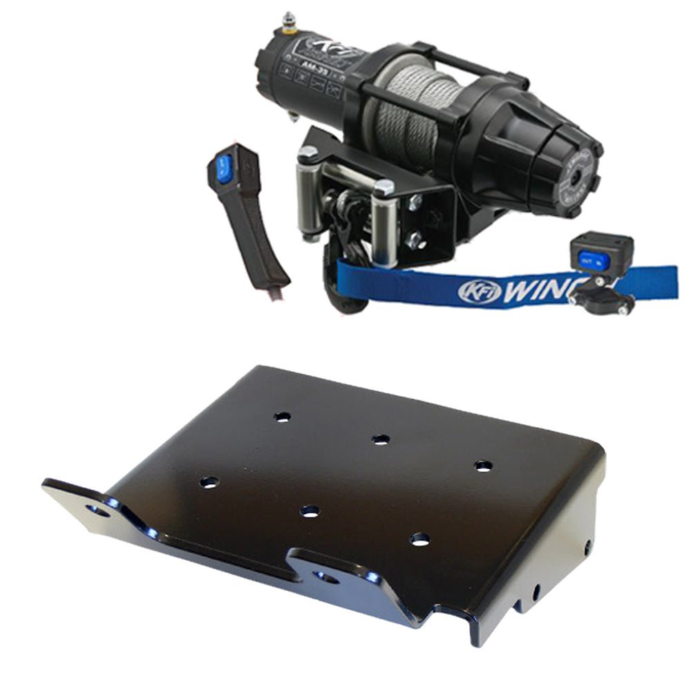 KFI Winch & Winch Mount Kit fits 2002 - 2007 Suzuki Eiger 400 & Vinson 500 ATV - MojoMotoSport.com