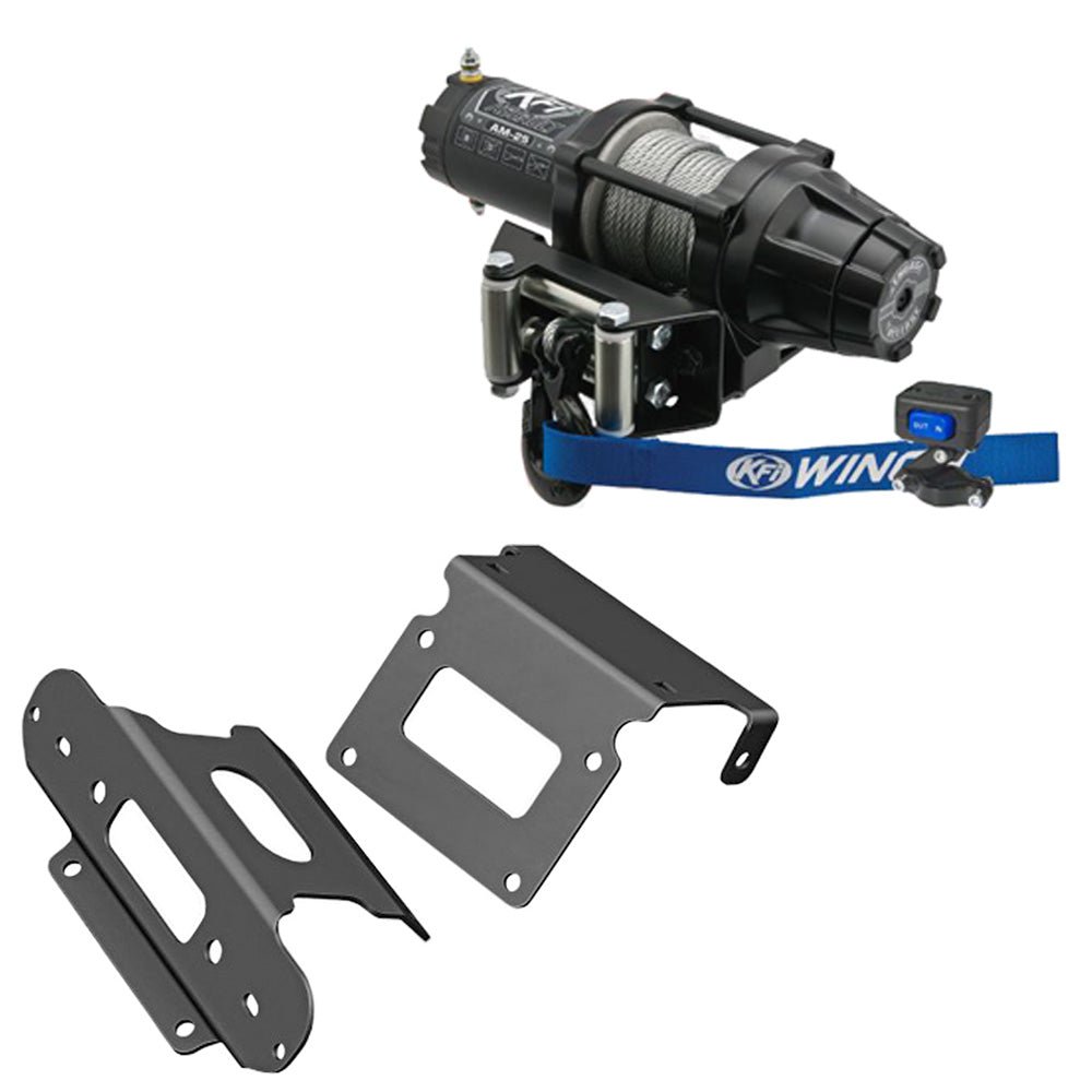 KFI Winch & Winch Mount Kit fits 2007 - 2013 Honda Rancher TRX420 (FA*FE*FPA*FPE*FPM*FM*PG) ATV - MojoMotoSport.com