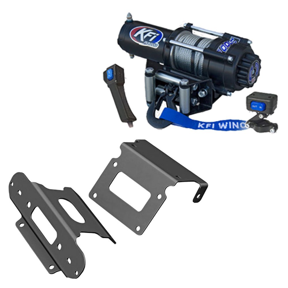 KFI Winch & Winch Mount Kit fits 2007 - 2013 Honda Rancher TRX420 (FA*FE*FPA*FPE*FPM*FM*PG) ATV - MojoMotoSport.com