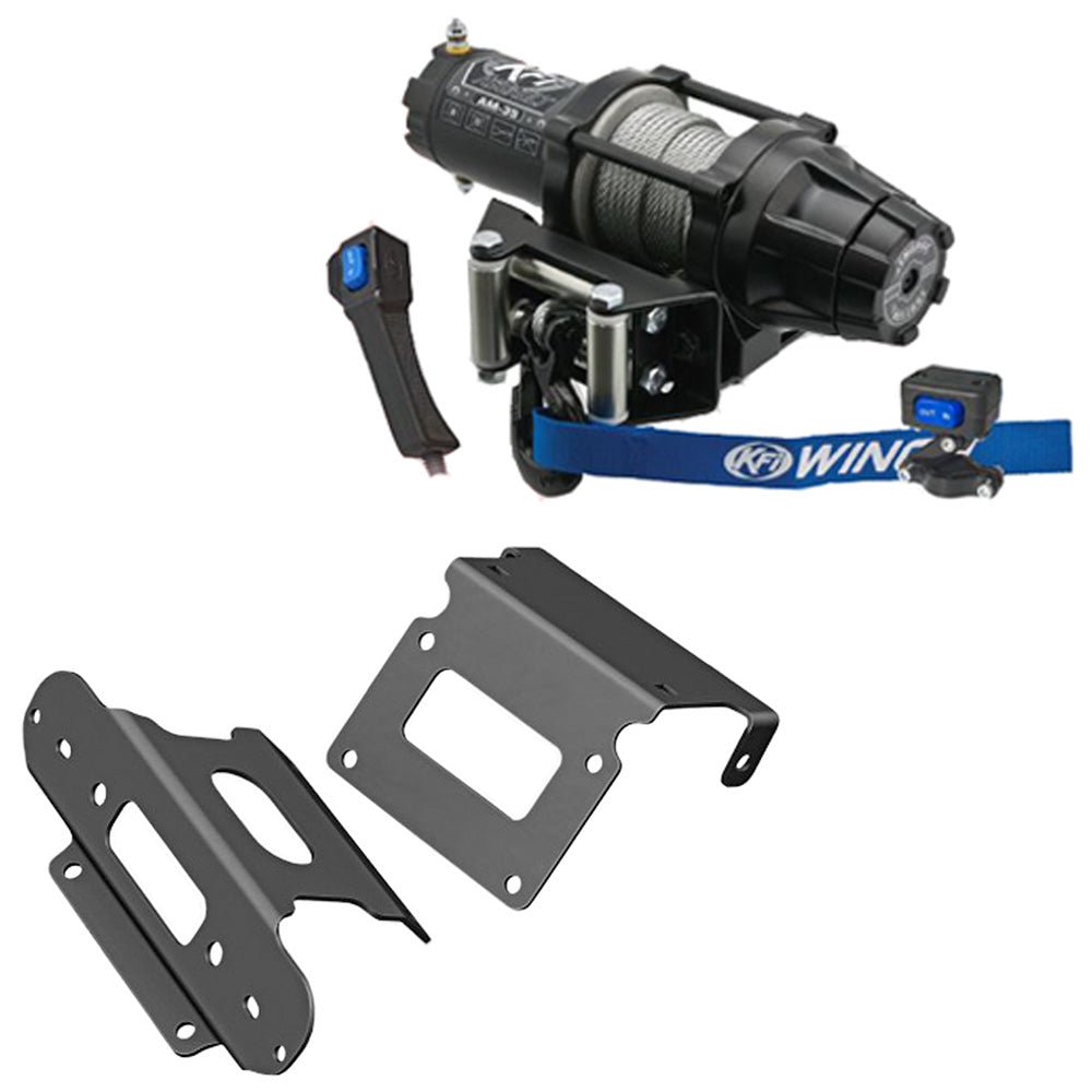 KFI Winch & Winch Mount Kit fits 2007 - 2013 Honda Rancher TRX420 (FA*FE*FPA*FPE*FPM*FM*PG) ATV - MojoMotoSport.com