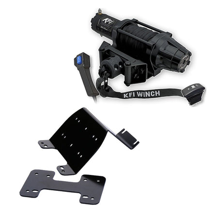 KFI Winch & Winch Mount Kit Honda Big Red MUV 2009 - 2013 - MojoMotoSport.com