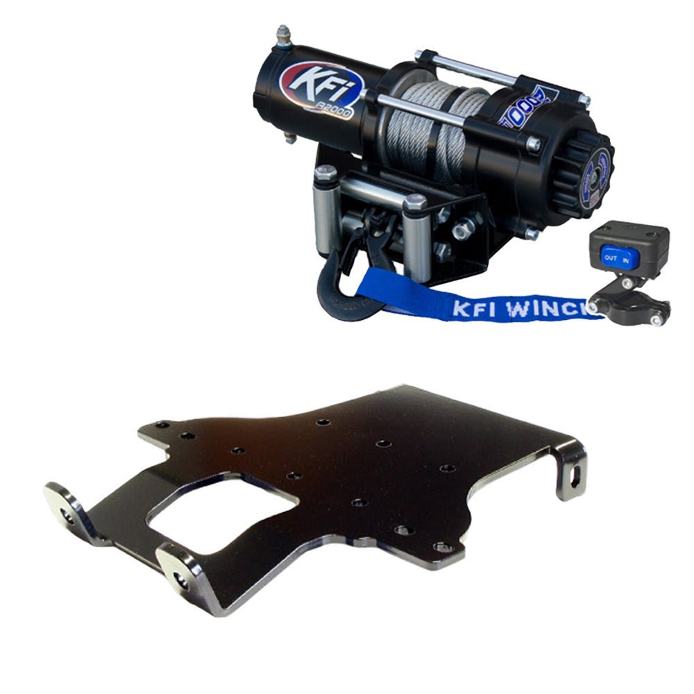 KFI Winch & Winch Mount Kit Honda Rincon TRX650 TRX680 (2003 - 2023) - MojoMotoSport.com