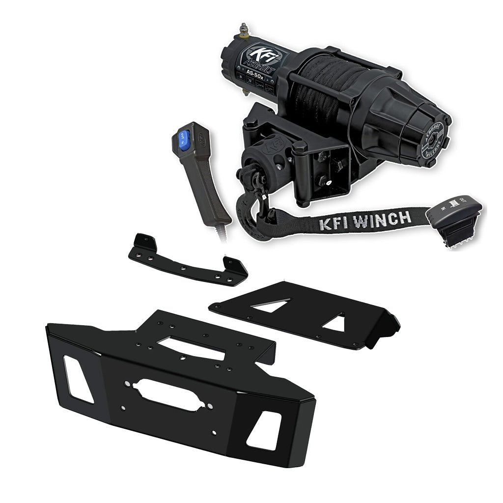 KFI Winch & Winch Mount Kit Polaris RZR XP 1000 2024 - MojoMotoSport.com