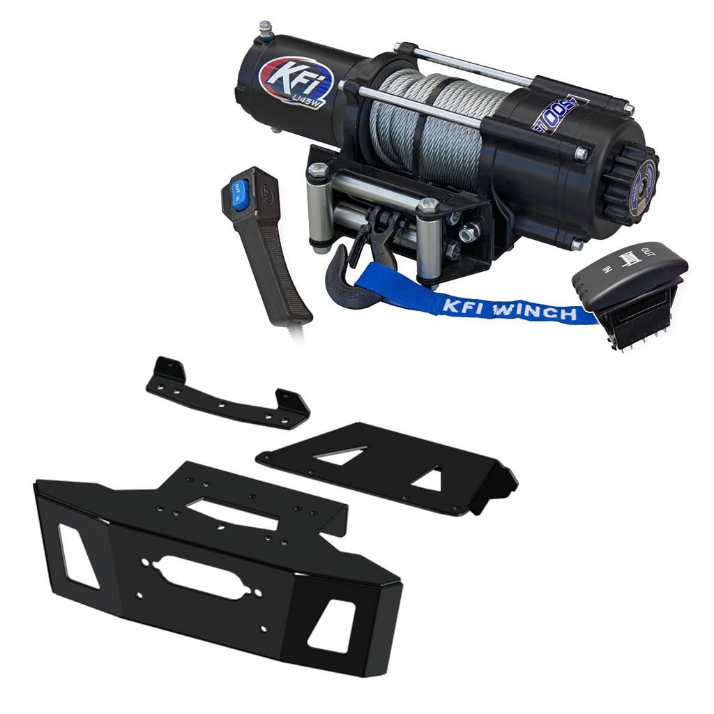 KFI Winch & Winch Mount Kit Polaris RZR XP 1000 2024 - MojoMotoSport.com