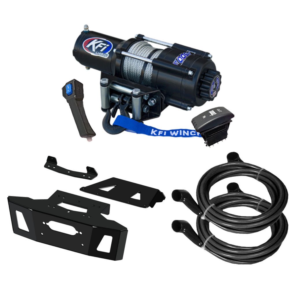 KFI Winch & Winch Mount Kit Polaris RZR XP 4 1000 2024 - MojoMotoSport.com