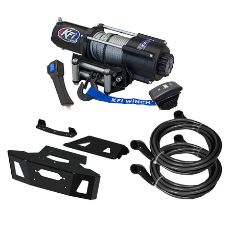 KFI Winch & Winch Mount Kit Polaris RZR XP 4 1000 2024 - MojoMotoSport.com