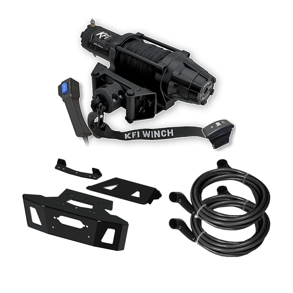 KFI Winch & Winch Mount Kit Polaris RZR XP 4 1000 2024 - MojoMotoSport.com