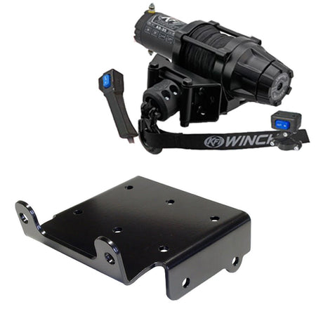KFI Winch & Winch Mount Kit Suzuki King Quad 450 500 700 750 - MojoMotoSport.com