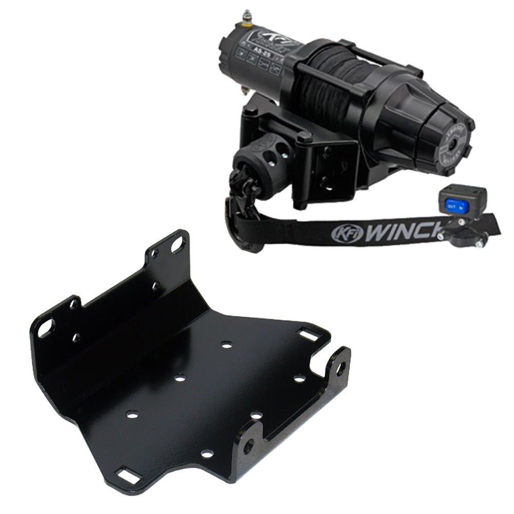 KFI Winch & Winch Mount Kit Yamaha Grizzly 550 ATV (2009 - 2014) & Grizzly 700 ATV (2007 - 2015) - MojoMotoSport.com
