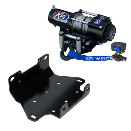 KFI Winch & Winch Mount Kit Yamaha Grizzly 550 ATV (2009 - 2014) & Grizzly 700 ATV (2007 - 2015) - MojoMotoSport.com