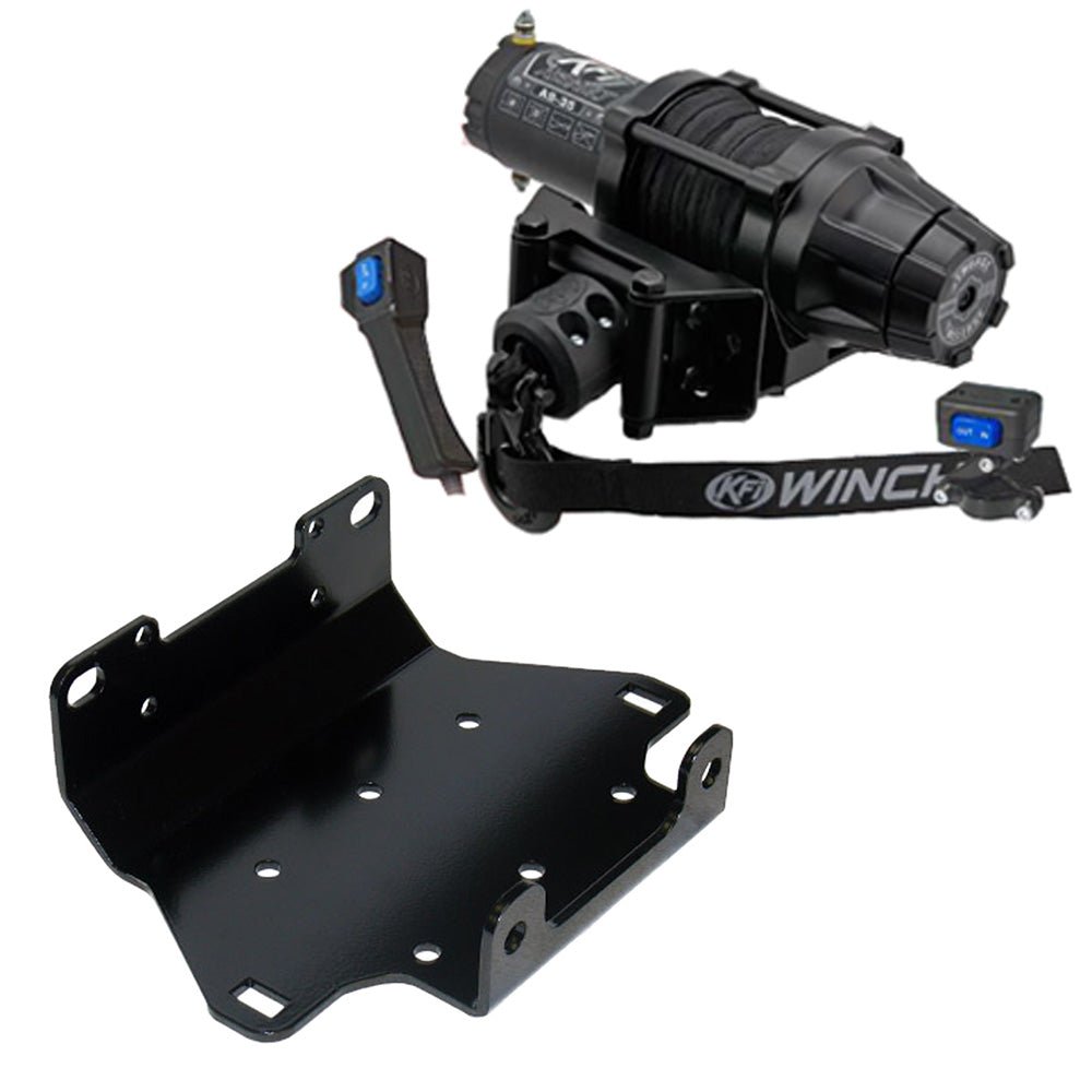 KFI Winch & Winch Mount Kit Yamaha Grizzly 550 ATV (2009 - 2014) & Grizzly 700 ATV (2007 - 2015) - MojoMotoSport.com