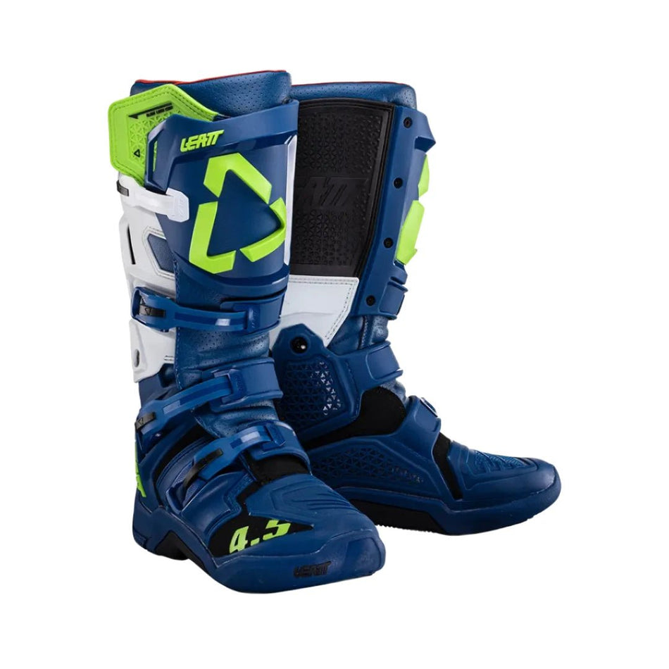 Leatt 4.5 Boot Blue V24 Sz8 Only [Closeout] - MojoMotoSport.com