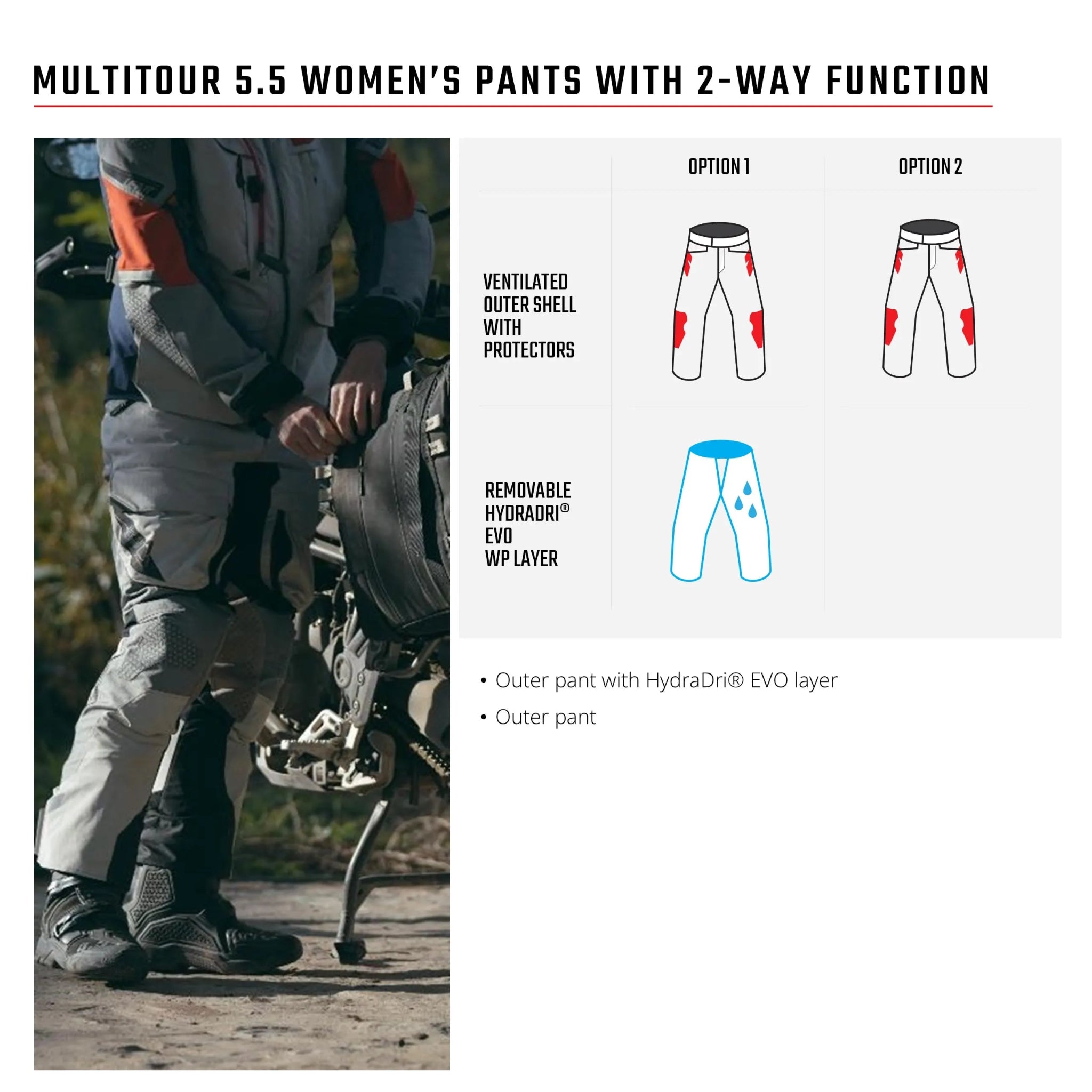 Leatt 5.5 Multitour Women's ADV/Dualsport Pants - MojoMotoSport.com