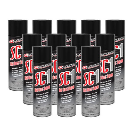 Maxima 12/pk Bundle Case High Gloss SC1 Clear Coat Silicone Spray - MojoMotoSport.com