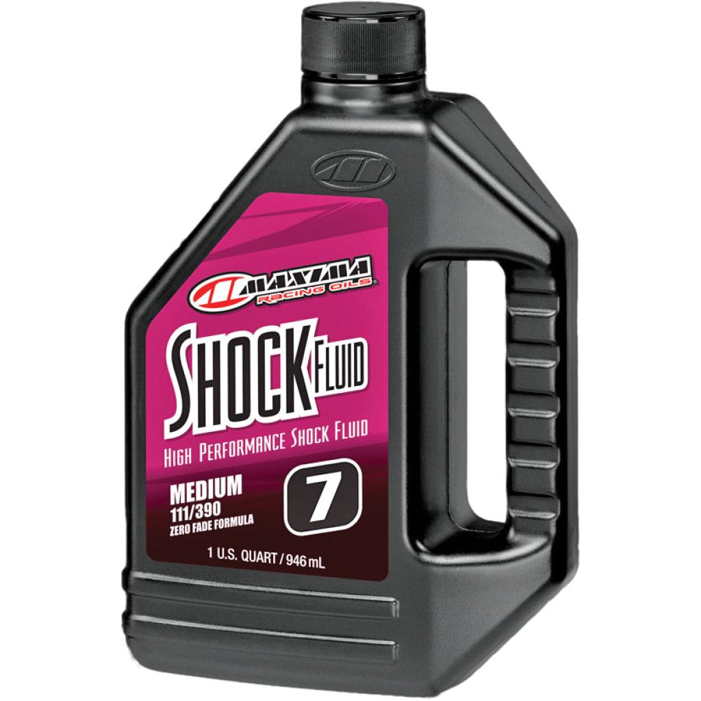 Maxima Racing Shock Fluid (Powersports) 7WT 1 Quart - MojoMotoSport.com