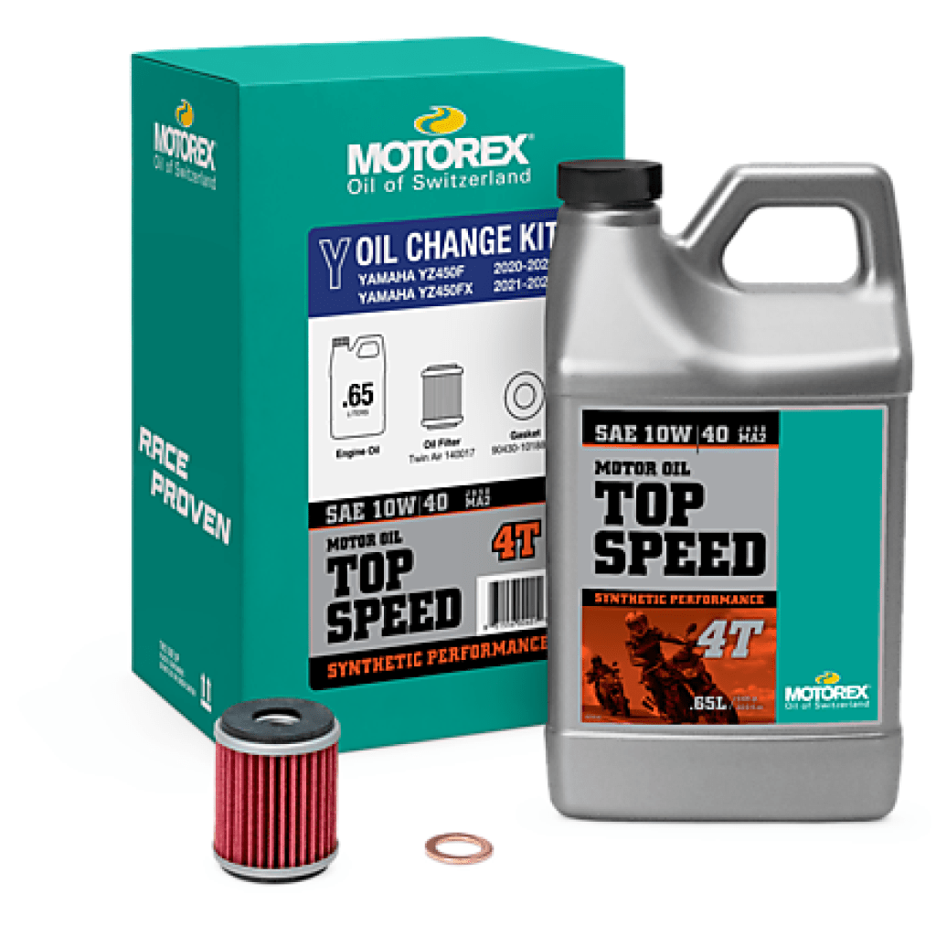 Motorex Top Speed Oil Change Kit Yamaha 0.65L 10W/40 | 311244 - MojoMotoSport.com