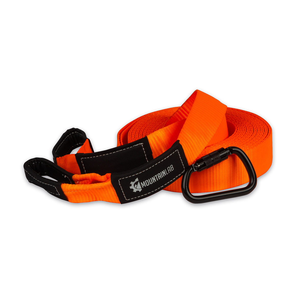 MOUNTAIN LAB tow and recovery strap with reinforced end loops