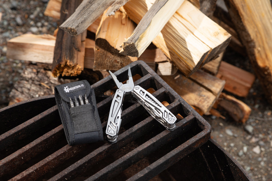 MOUNTAIN LAB Trailhead Multi-tool with stainless steel construction and nylon carry case