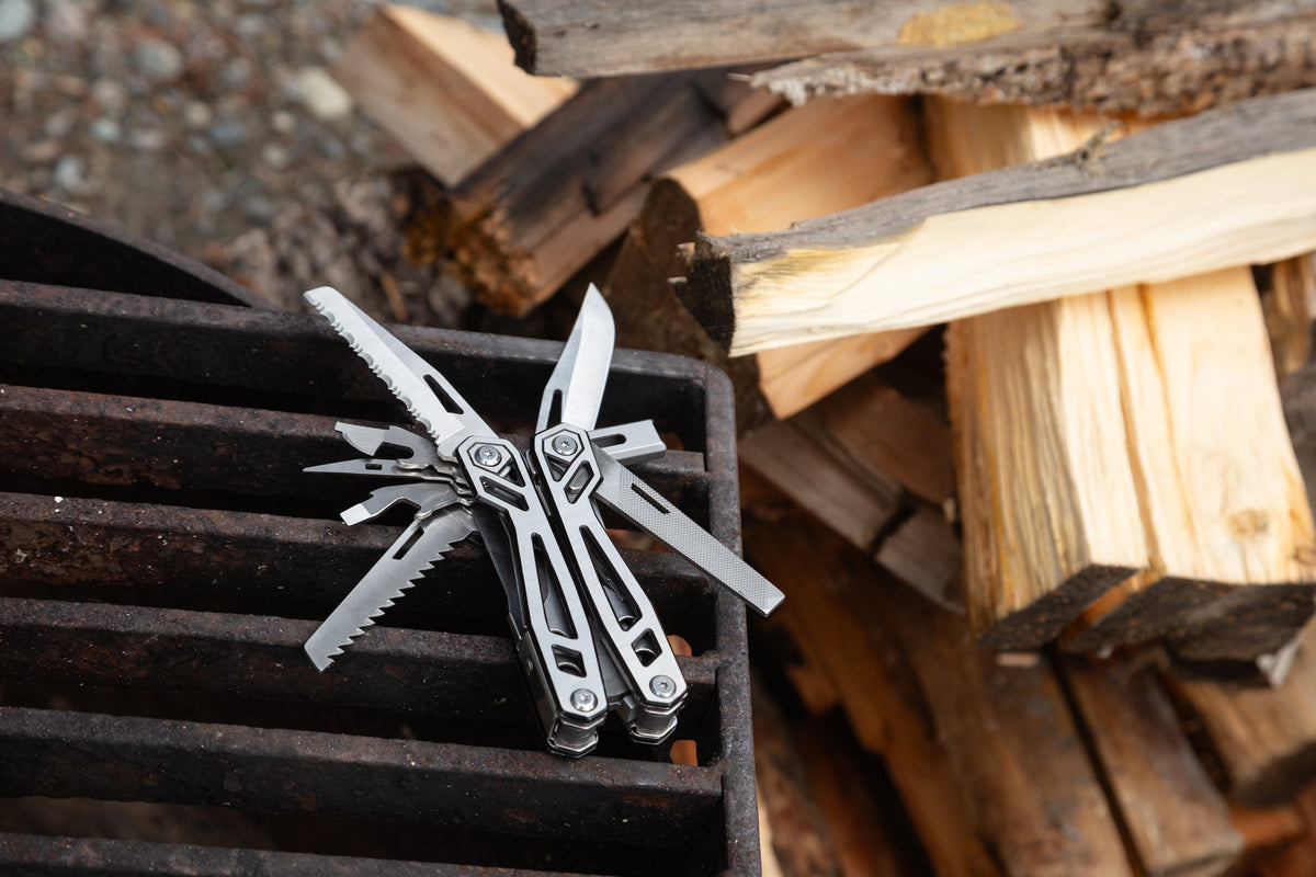 MOUNTAIN LAB Trailhead Multi-tool with stainless steel construction and nylon carry case