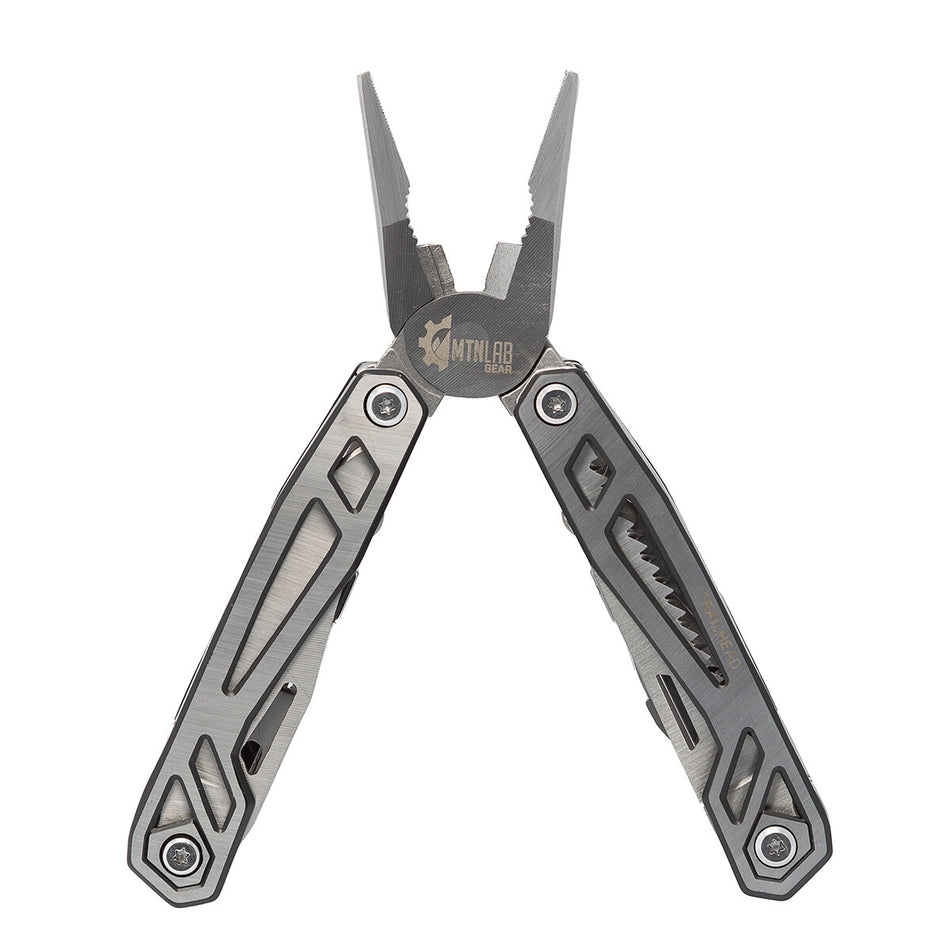 MOUNTAIN LAB Trailhead Multi-tool with stainless steel construction and nylon carry case