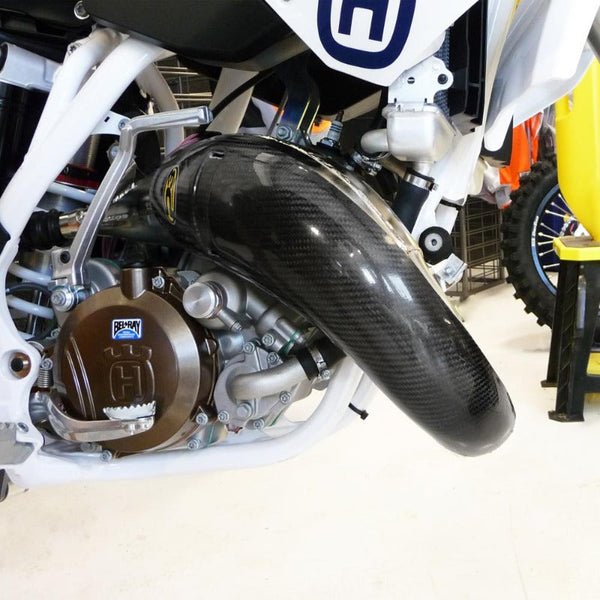 P3 Carbon Fiber Pipe Guard FMF Pipe | 101047 - MojoMotoSport.com