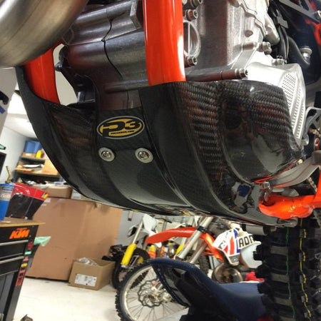 P3 Carbon Fiber Skid Plate | 301077 - MojoMotoSport.com