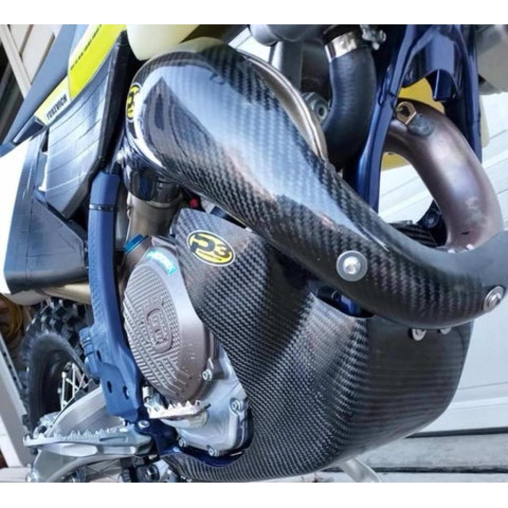 P3 Carbon Fiber Skid Plate For KTM/HUS | 301094 - MojoMotoSport.com
