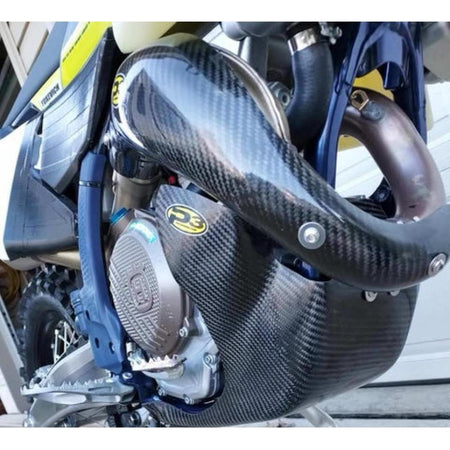 P3 Carbon Fiber Skid Plate For KTM/HUS | 301094 - MojoMotoSport.com