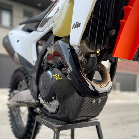 P3 Carbon Fiber Skid Plate For KTM/HUS | 301094 - MojoMotoSport.com