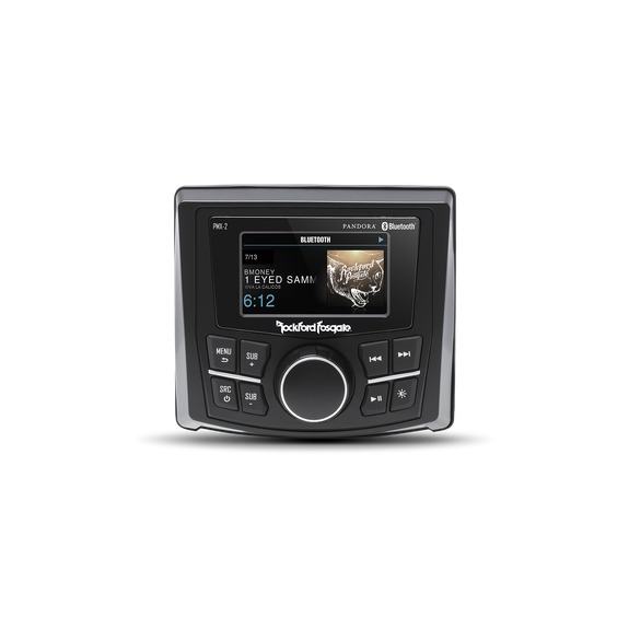 Rockford Fosgate Punch Marine Compact Digital Media Receiver 2.7" Display | PMX-2