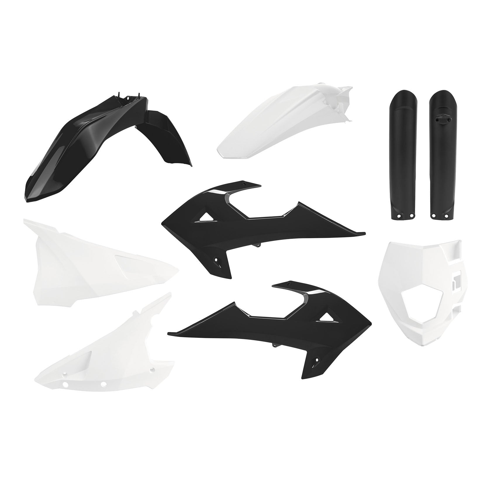 Polisport Enduro Full Kit Black/White Reiju - MojoMotoSport.com