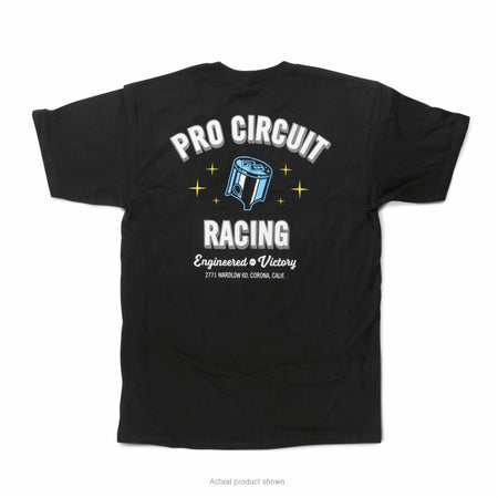 Pro Circuit Piston T-Shirt - Black | 6431740 - MojoMotoSport.com