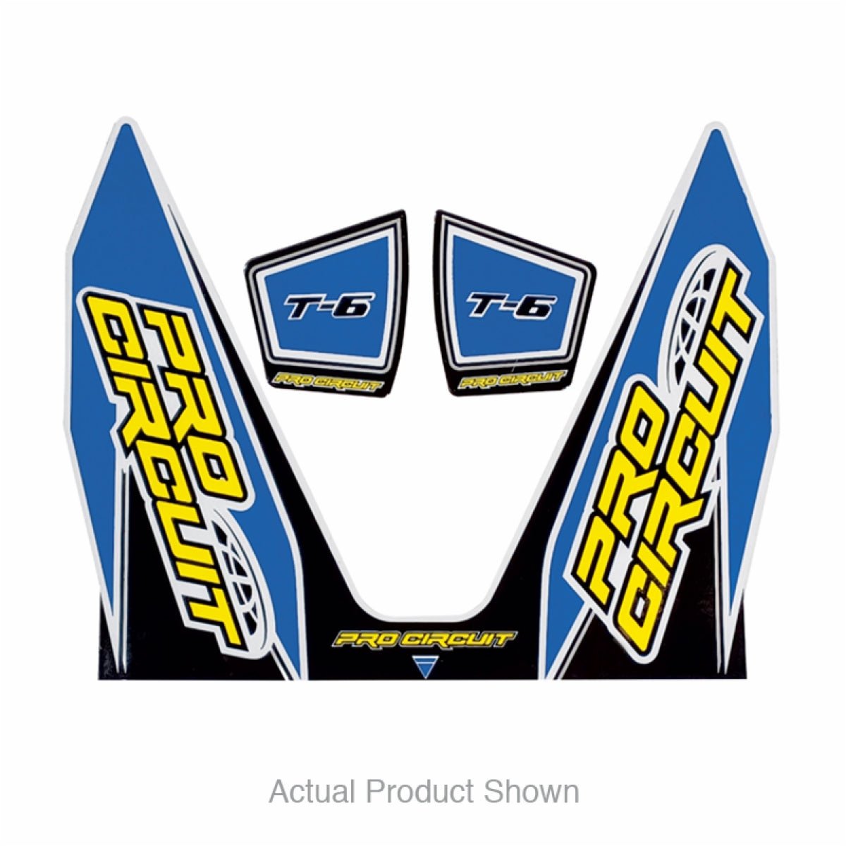 Pro Circuit T - 6 Decal - Light Blue | DC22T6 - LB - MojoMotoSport.com