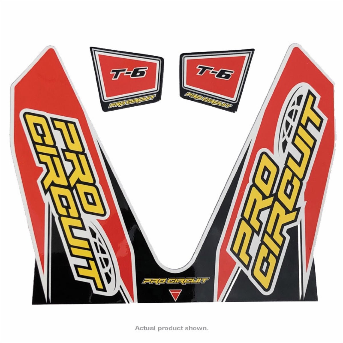 Pro Circuit T - 6 Mini Decal - Red | DC22MINI - MojoMotoSport.com