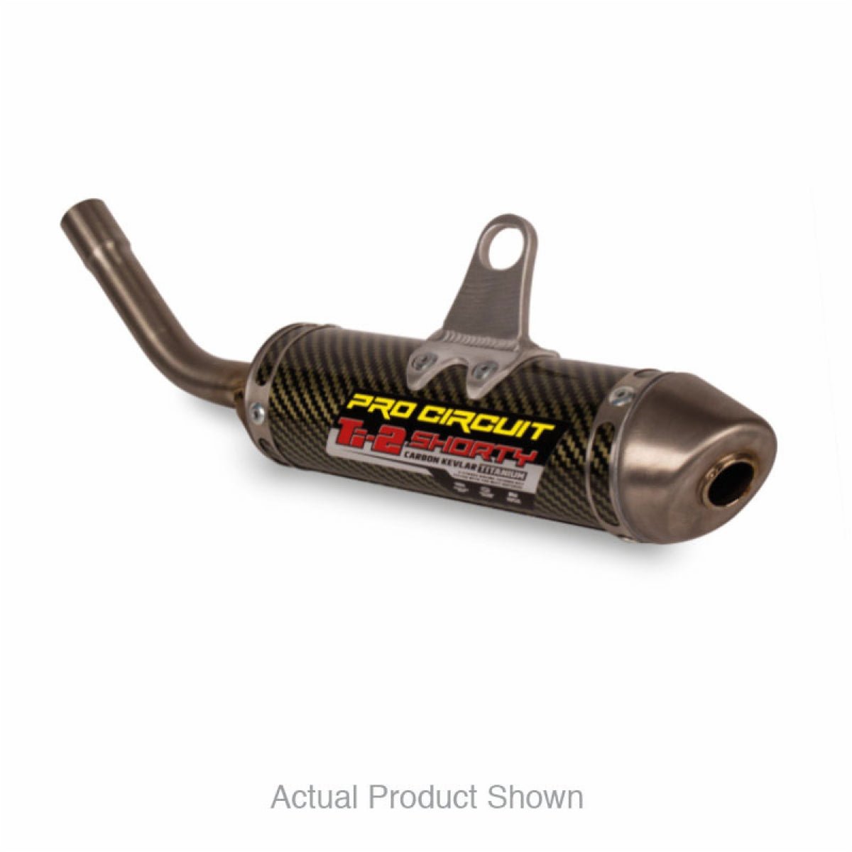 Pro Circuit Ti - 2 Titanium/Kevlar Shorty Silencer - 2024 KTM 65 SX/Husqvarna TC/GasGas MC 65 | 1152465K - MojoMotoSport.com