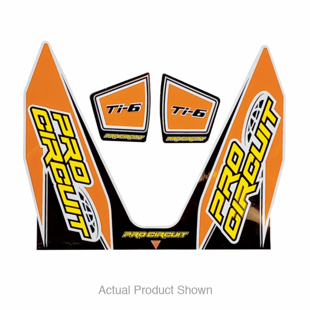 Pro Circuit Ti - 6 Decal - Orange | DC22TI6 - ORANGE - MojoMotoSport.com