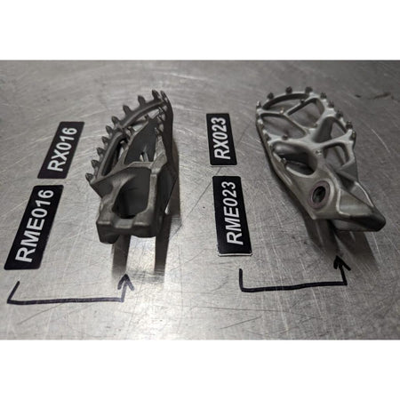 Raptor Apex Titanium 5mm Back Foot Pegs KTM/HUS 2023+ ( - 5MM) | RX023 5MM BACK - MojoMotoSport.com