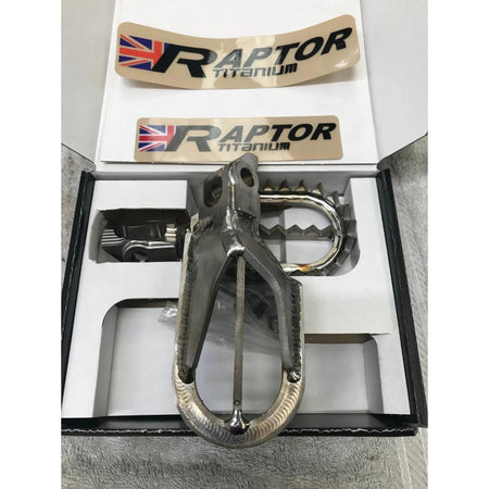 Raptor Apex Titanium 5mm Back Foot Pegs KTM/HUS 2023+ ( - 5MM) | RX023 5MM BACK - MojoMotoSport.com