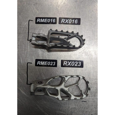 Raptor Apex Titanium 5mm Back Foot Pegs KTM/HUS 2023+ ( - 5MM) | RX023 5MM BACK - MojoMotoSport.com