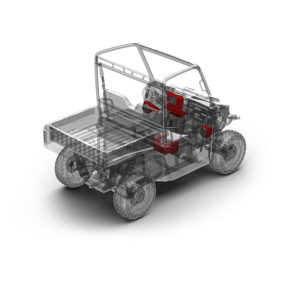 Rockford Fosgate Stage 3 400 Watt Stereo Kit 15-17 Polaris Ranger (Gen 1) | RNGR-STAGE3