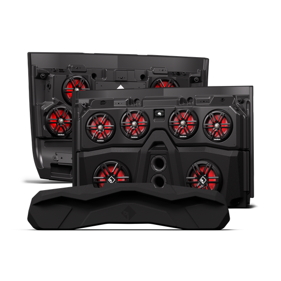Rockford Fosgate Front & Rear Audio Roof Polaris Ranger Crew Select Models | RNGR18-ROOF4M2