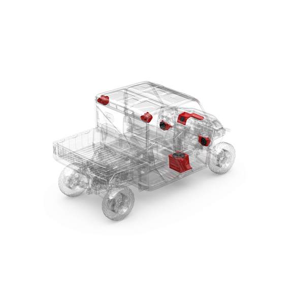 Rockford Fosgate Stage 4 Audio System 2018+ Polaris Ranger (Gen-2) | RNGR18-STG4