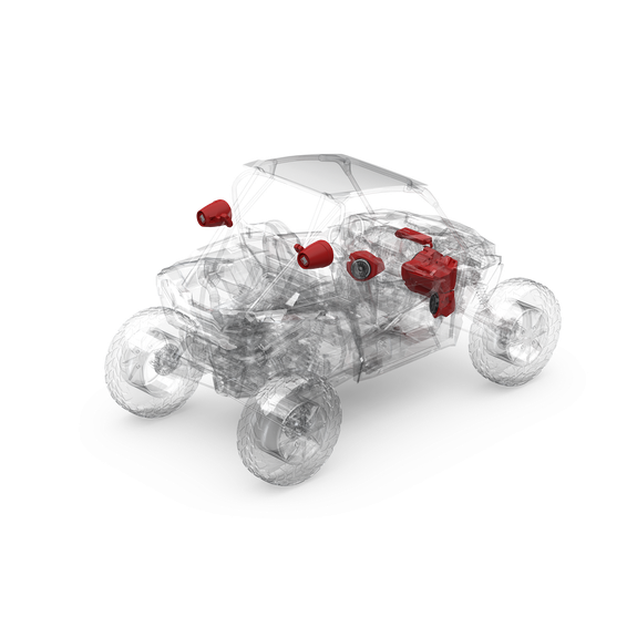 Rockford Fosgate 2014+ RZR Stage 5 Audio System & Ride Command (Gen-3) | RZR14RC-STG5