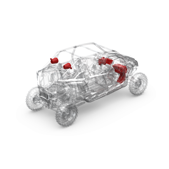 Rockford Fosgate Stage 4 Audio System 2019+ RZR Pro XP/Pro R/Turbo R | RZR19PXP-STG4