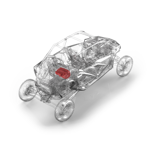 Rockford 20-24 Polaris RZR Pro XP Rear Subwoofer Solution | RZR20PRO-RSS