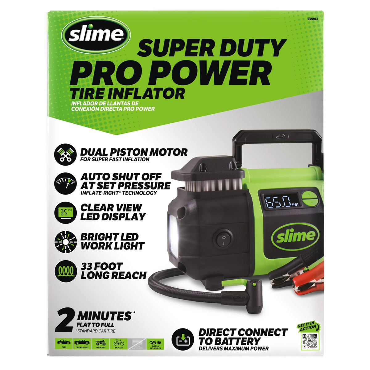 Slime Super Duty Pro Tire Inflator | 40083 - MojoMotoSport.com