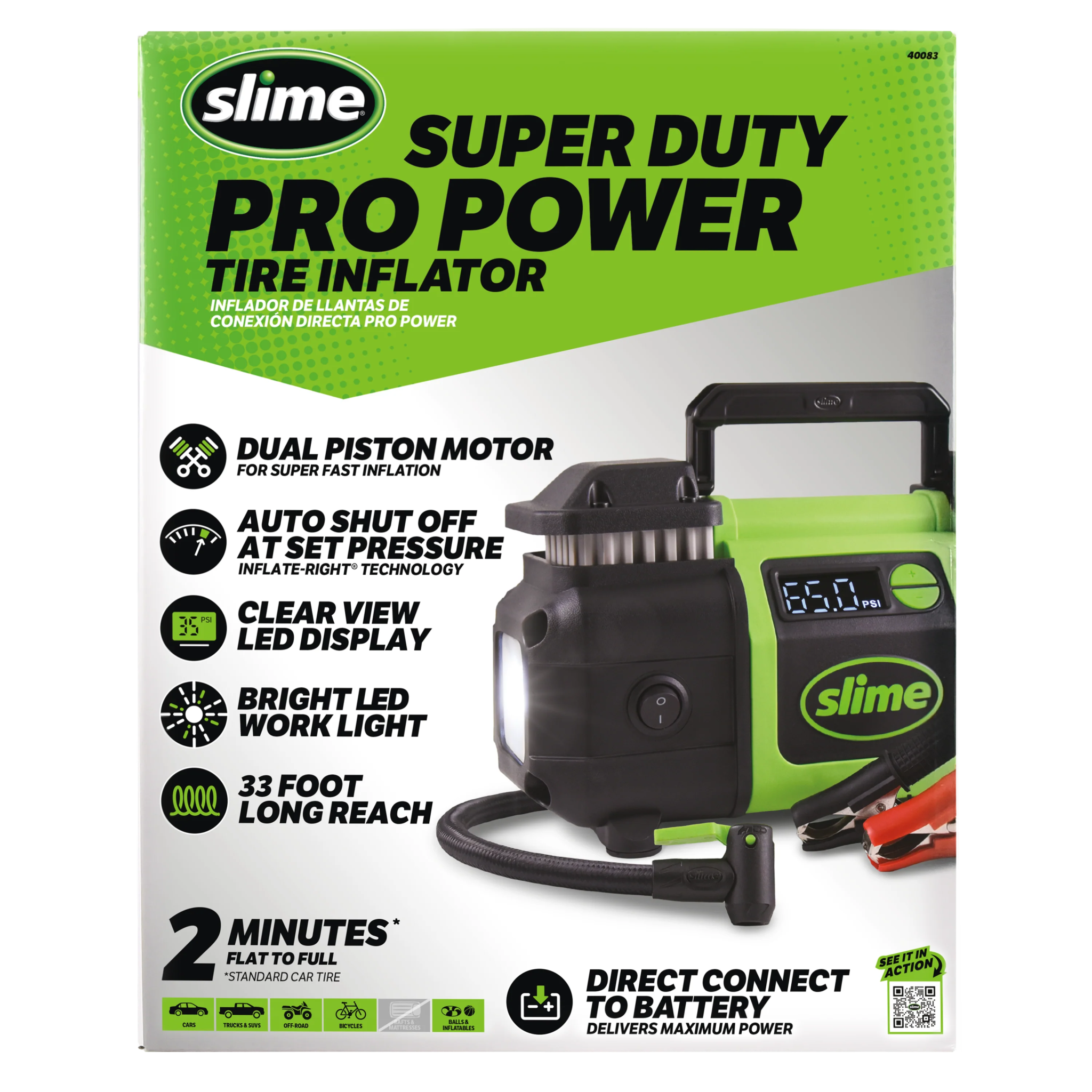 Slime Super Duty Pro Tire Inflator | 40083 - MojoMotoSport.com