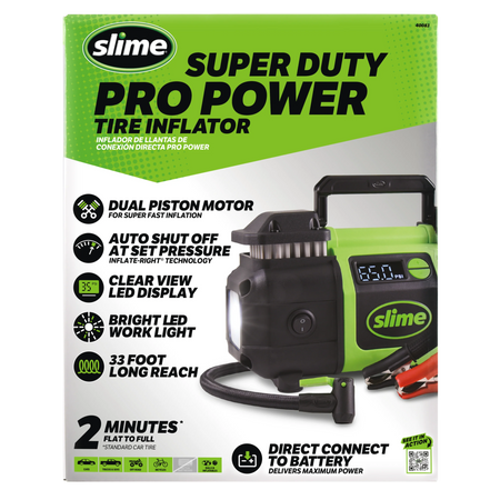 Slime Super Duty Pro Tire Inflator | 40083 - MojoMotoSport.com