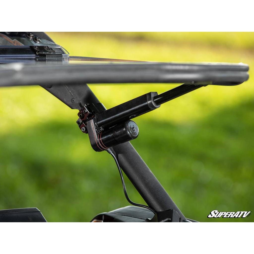 SuperaATV Can - Am Maverick X3 MaxDrive Power Flip Windshield - MojoMotoSport.com